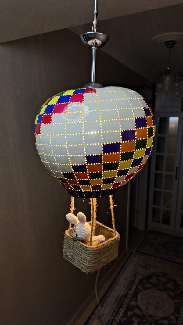 Uçan Balon Su Kabağı Avize - Görsel 7