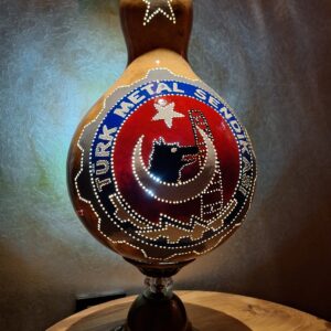 Bursaspor & Türk Metal Sendikası Logolu Özel Tasarım Su Kabağı Abajur